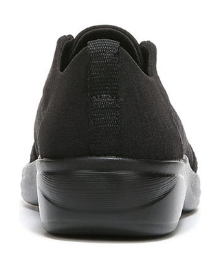 Tênis feminino lavável Bzees Poetic, preto, tamanho 9,5 m