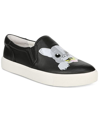 Tênis feminino slip-on Sam Edelman Evelina Bulldog, preto, tamanho 6 M