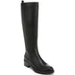 Bota de montaria feminina Lifestride Blythe de cano alto, preta, tamanho 9,5 W