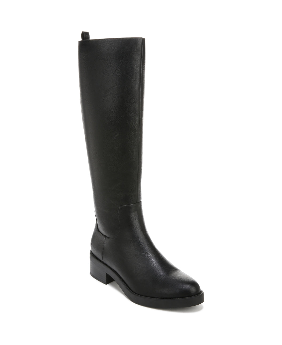 Bota de montaria feminina Lifestride Blythe de cano alto, preta, tamanho 9,5 W