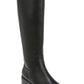 Bota de montaria feminina Lifestride Blythe de cano alto, preta, tamanho 9W