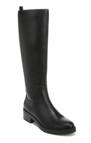 Bota de montaria feminina Lifestride Blythe de cano alto, preta, tamanho 9W