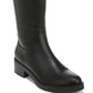 Bota de montaria feminina Lifestride Blythe de cano alto, preta, tamanho 9W