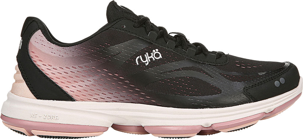 Tênis de caminhada Ryka Devotion Plus 2 feminino, preto, tamanho 9M