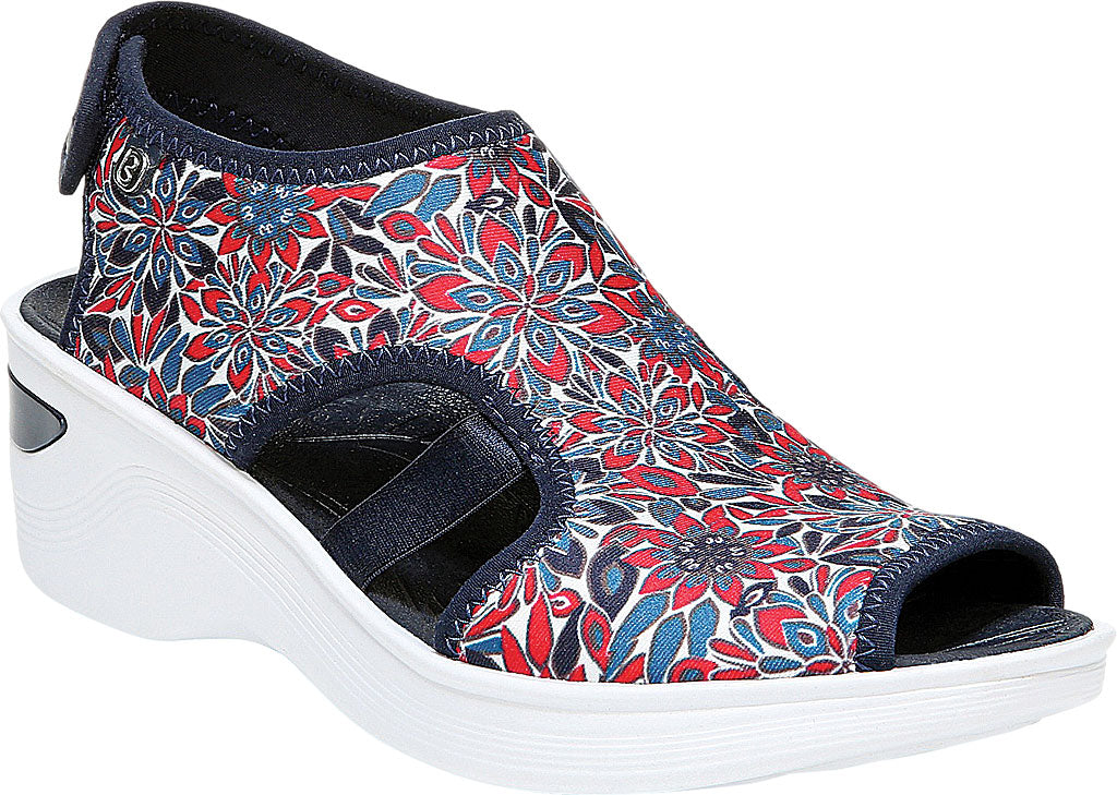 Sandália Bzees Dream Feminina Azul Tamanho 7