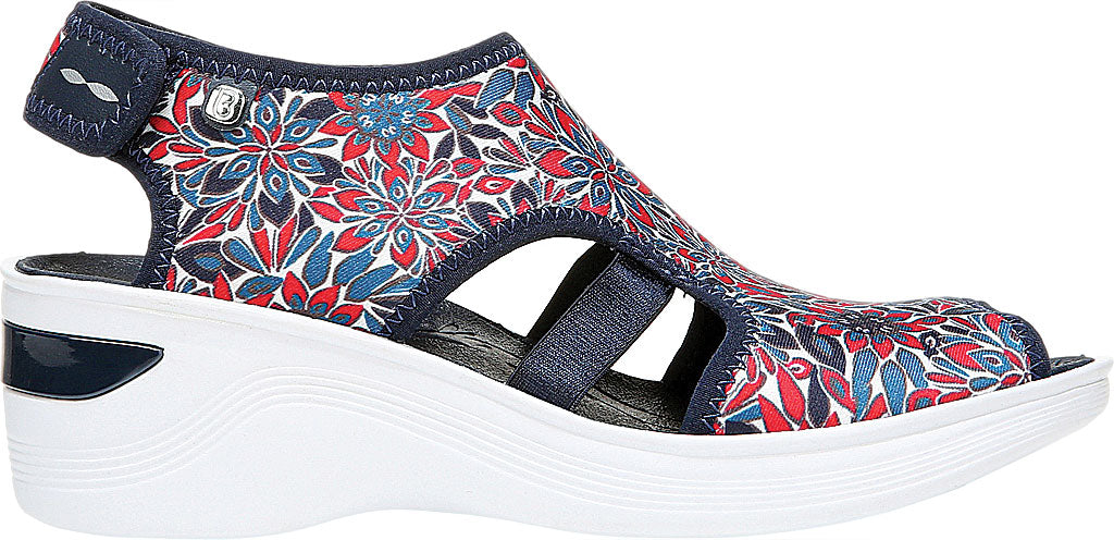 Sandália Bzees Dream Feminina Azul Tamanho 7