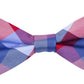 Gravata borboleta de seda clássica Tommy Hilfiger masculina Buffalo Tartan vermelha tamanho regular