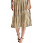 Steve Madden - Darcy Metallic-foil-knit Midi Skirt