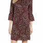 Nordstrom - Signature Silk Blend Floral Print Shift Dress