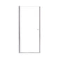 Semi Frameless Circular Pivot Shower Door with 1/4" Tempered Glass