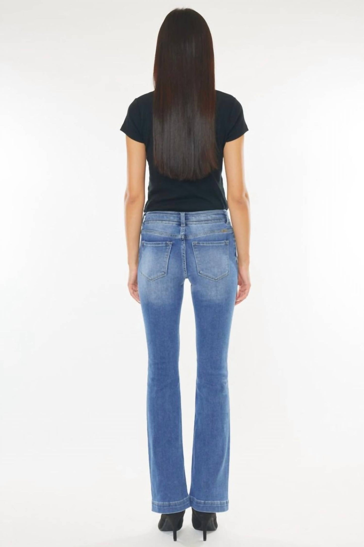 Kancan - Bernadette Mid Rise Bootcut Jeans