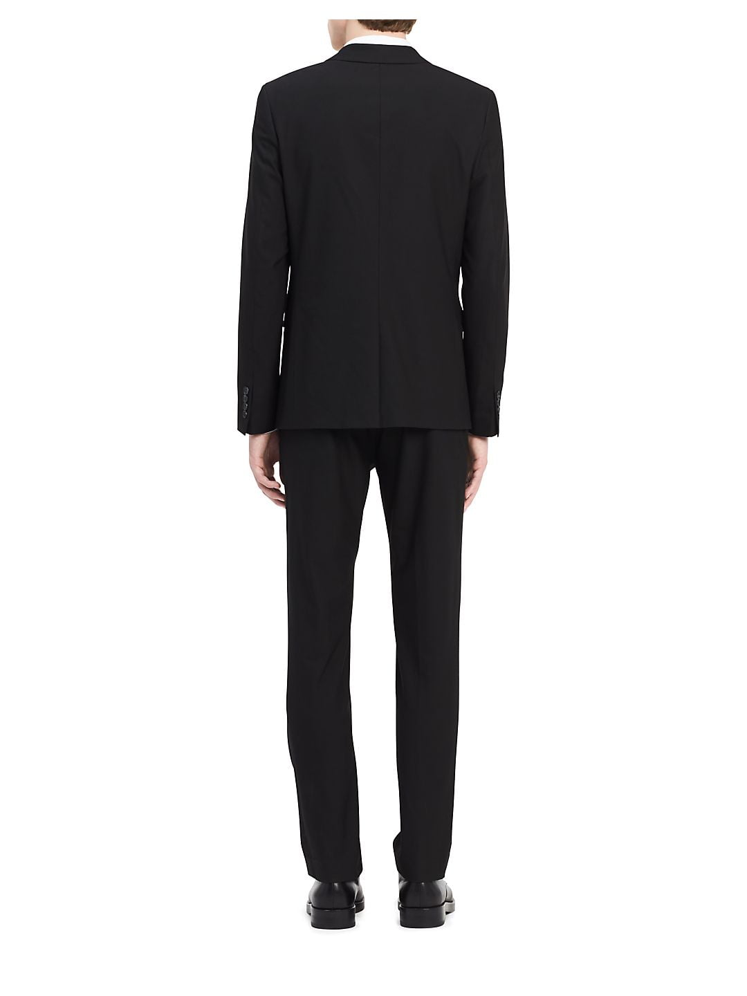 Calvin Klein Infinite Slim Fit Terno Masculino Preto Tamanho Médio