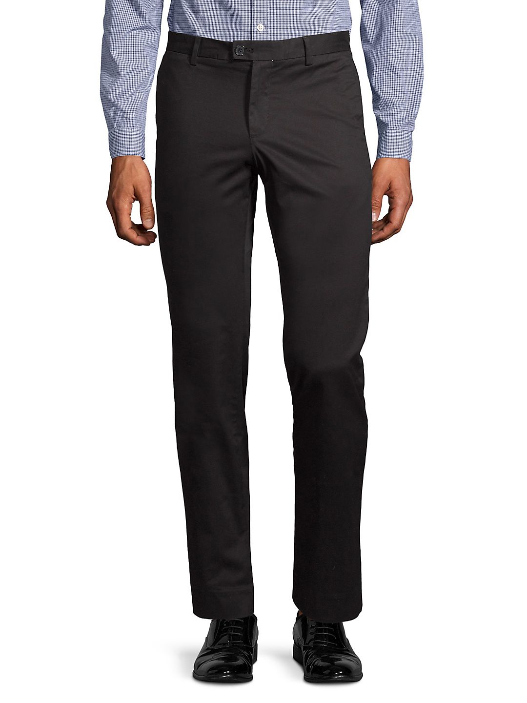 Calça Calvin Klein Masculina The Refined Stretch Preta Tamanho 38X32