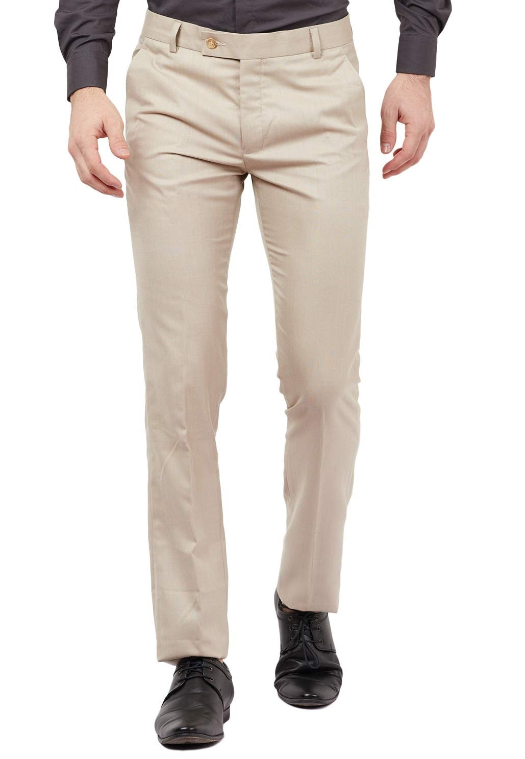 Calça Chino Slim Fit Masculina Calvin Klein Refined Stretch Marrom Tamanho 33X30