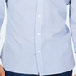 Camisa listrada masculina Calvin Klein Bengal azul tamanho médio