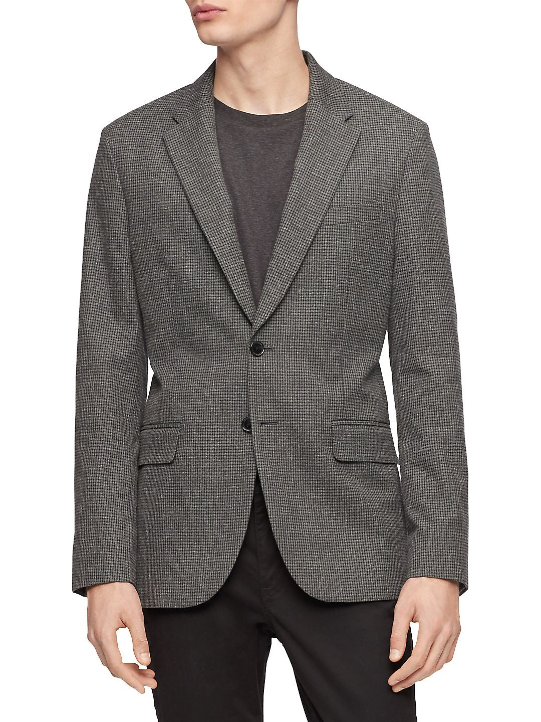 calvin-klein-mens-slim-fit-heathered-check-blazer-gray-size-m