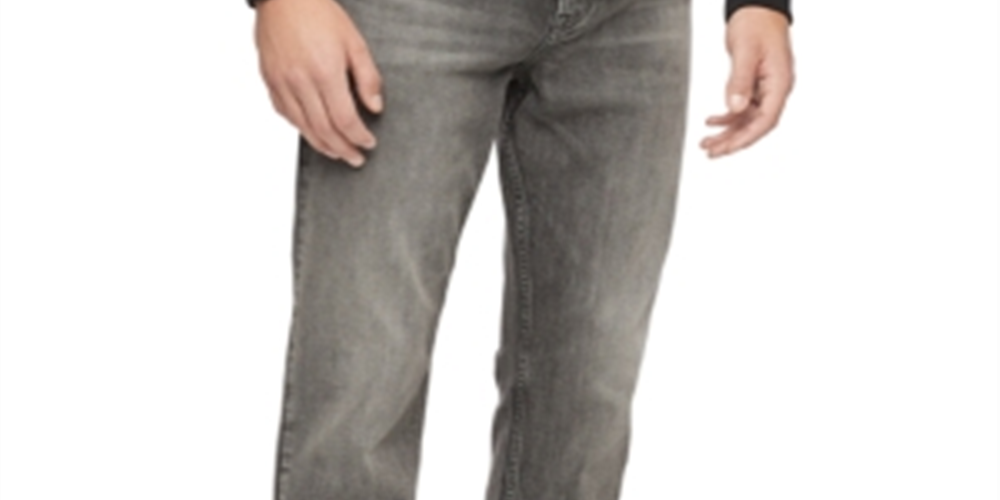 Calça Jeans Calvin Klein Masculina Relaxed Fit Preta Tamanho 33X34