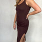 Bobi - Midi Tank Dress With Slits