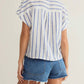 Z Supply - Short Sleeves Button Down Top