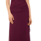 Vestido feminino Betsy &amp; Adam com babados e alças finas, vermelho, tamanho 4