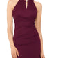 Vestido feminino Betsy &amp; Adam com babados e alças finas, vermelho, tamanho 4