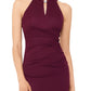 Vestido feminino Betsy &amp; Adam com babados e alças finas, vermelho, tamanho 6