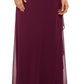 Vestido feminino Betsy &amp; Adam com babados e alças finas, vermelho, tamanho 8