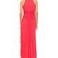 Vestido feminino Betsy &amp; Adam com babados e alças finas, vermelho, tamanho 10