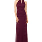 Vestido feminino Betsy &amp; Adam com babados e alças finas, vermelho, tamanho 14