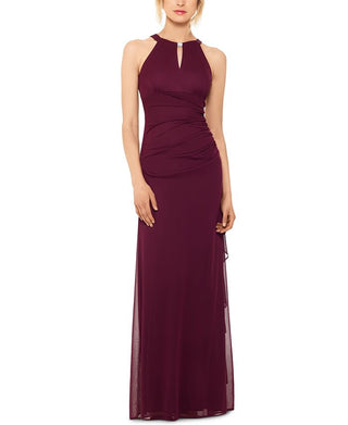 Vestido feminino Betsy &amp; Adam com babados e alças finas, vermelho, tamanho 14