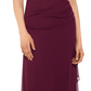 Vestido feminino Betsy &amp; Adam com babados e alças finas, vermelho, tamanho 14
