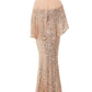Vestido formal bege sem mangas Betsy &amp; Adam feminino, comprimento total, tamanho 14