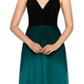 Vestido feminino Betsy &amp; Adam com saia plissada e glitter, verde, tamanho 12