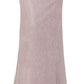 Vestido longo com glitter e gola alta Betsy &amp; Adam para mulheres, rosa, tamanho 4, pequeno