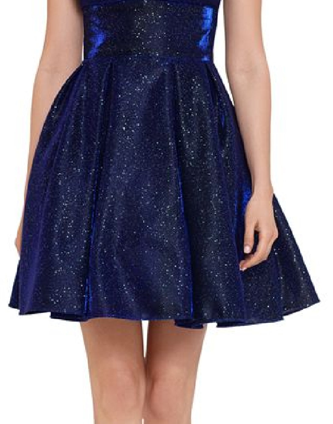 Vestido de festa feminino Galaxy Fit &amp; Flare da Betsy &amp; Adam, azul, tamanho 0