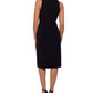 Vestido feminino Betsy &amp; Adam com babados e babados em cascata, preto, tamanho 10