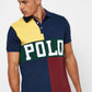 Polo Ralph Lauren Masculino Classic Fit Color Block Mesh Camisa Polo Amarela Tamanho Médio