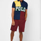 Polo Ralph Lauren Masculino Classic Fit Color Block Mesh Camisa Polo Amarela Tamanho Médio