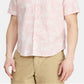 Camisa Ralph Lauren Masculina Classic Fit Havaiana com Gola Camp Rosa Tamanho Médio