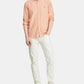 Camisa esportiva masculina Polo Ralph Lauren Oxford laranja tamanho pequeno