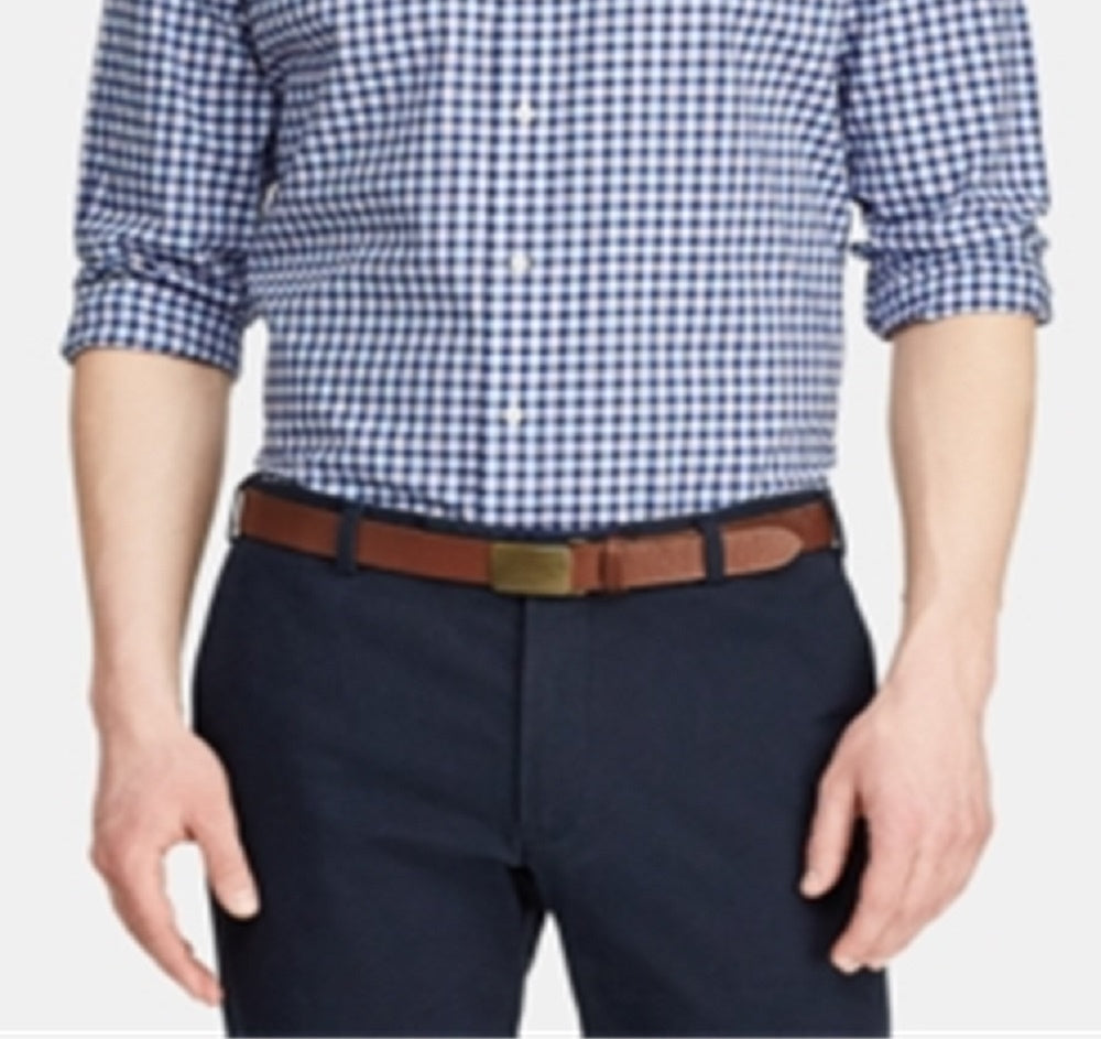 Camisa Ralph Lauren Masculina Classic Fit Azul Tamanho Médio
