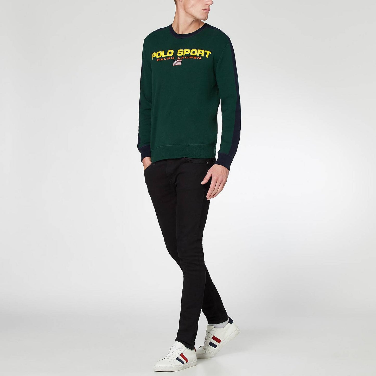Polo Ralph Lauren Masculino Polo Sport Algodão Suéter Verde Tamanho XX-G