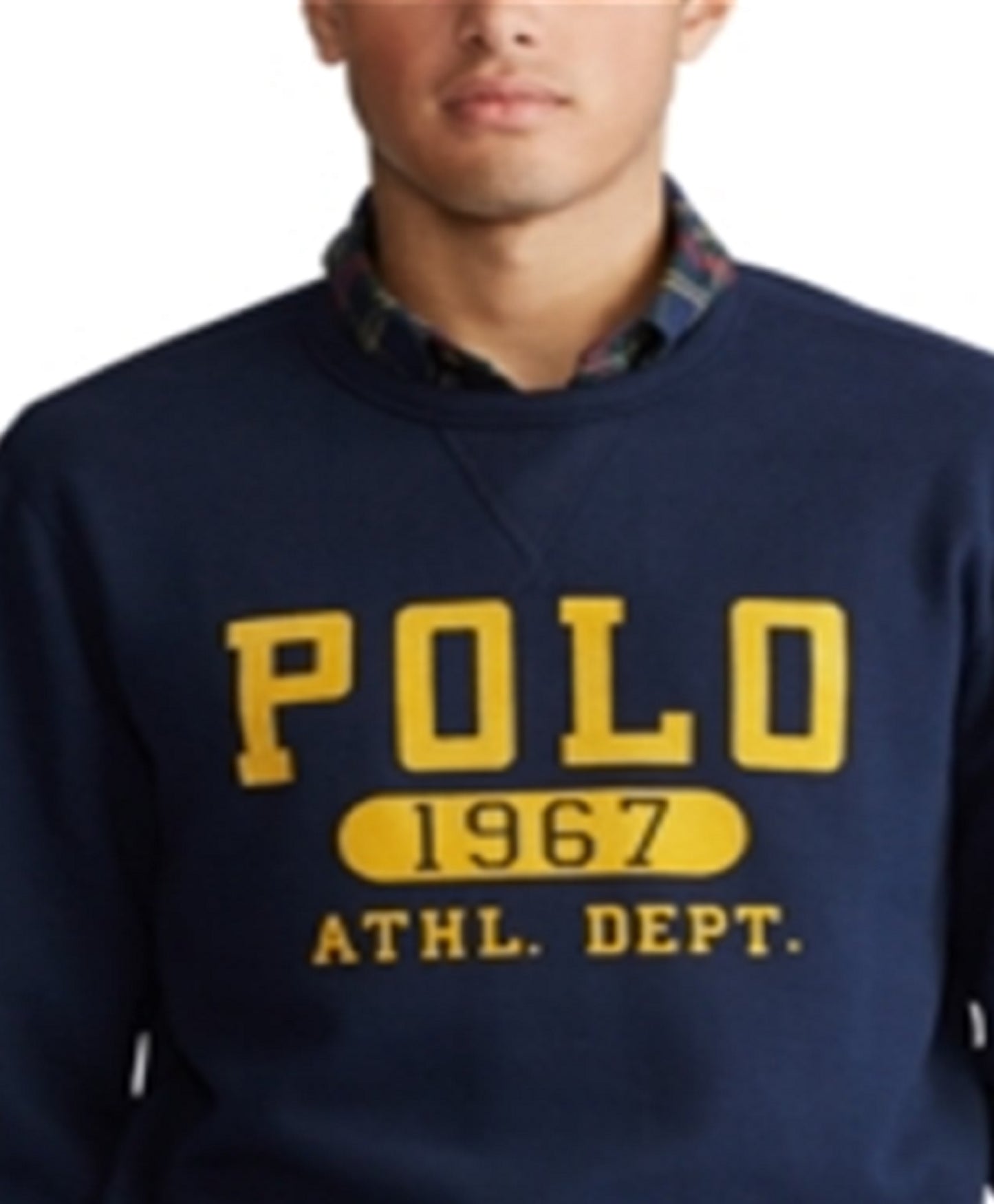 Polo Ralph Lauren Moletom de lã vintage masculino azul tamanho XX-G