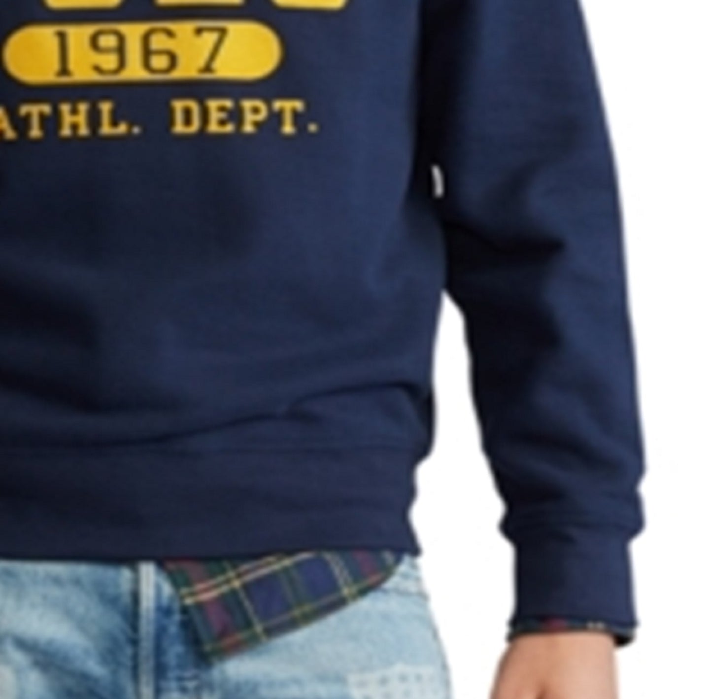 Polo Ralph Lauren Moletom de lã vintage masculino azul tamanho XX-G