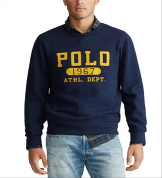 Polo Ralph Lauren Moletom de lã vintage masculino azul tamanho XX-G