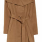 Michael Kors - Wool Belted Wrap Solid Coat