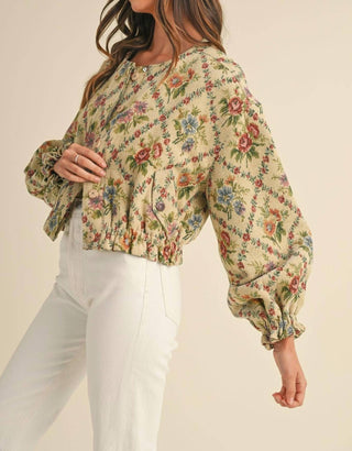 Mable - Floral Bomber Jacket