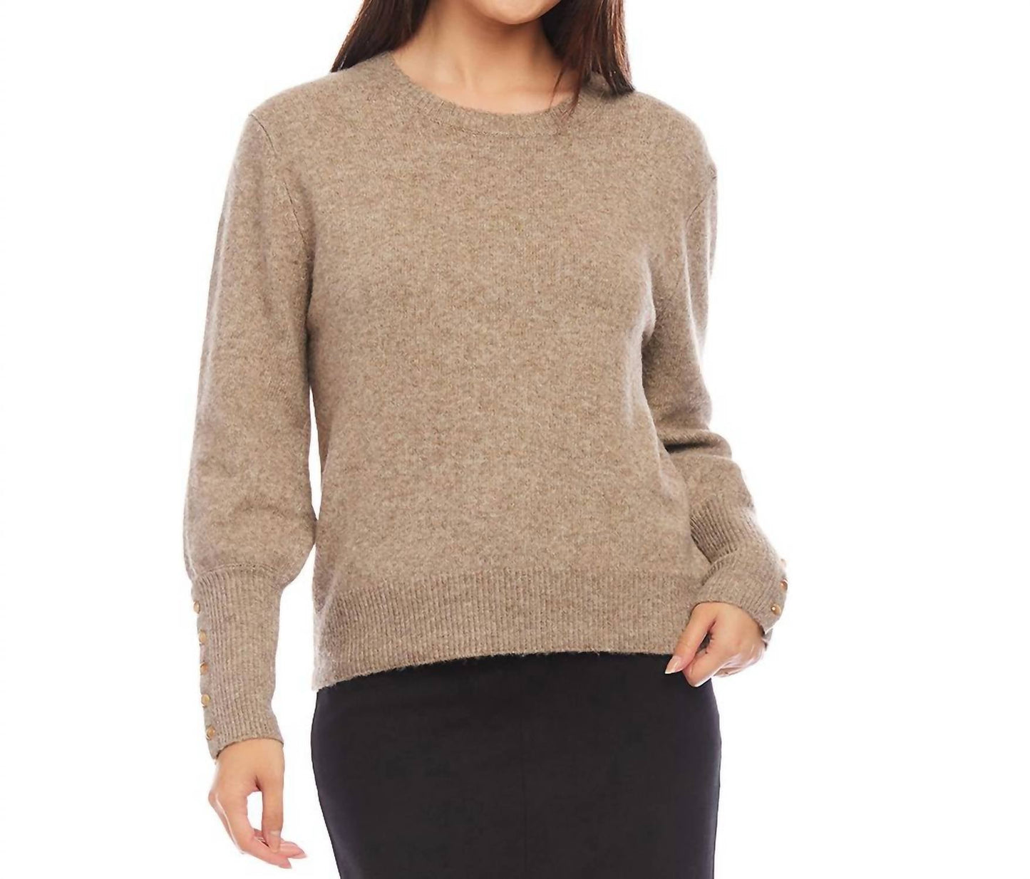 Karen Kane - Button Sleeve Sweater