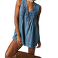 Free People - Webster Denim Romper