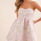 Blue B - Jacquard Floral Mini Dress